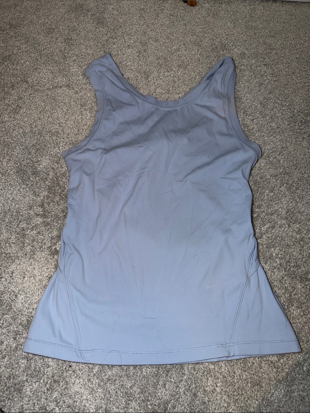 lululemon athletica Pale Blue Athletic Tank